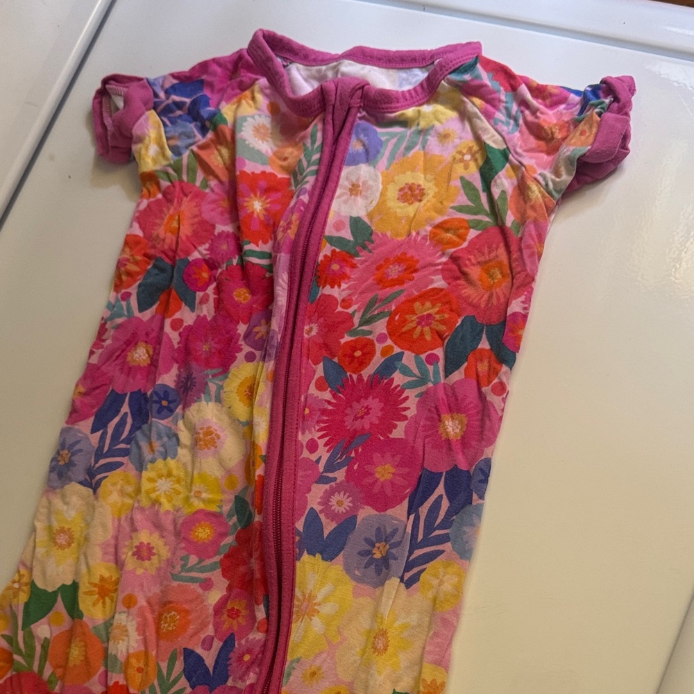 Little Sleepies Pink Floral Shortie